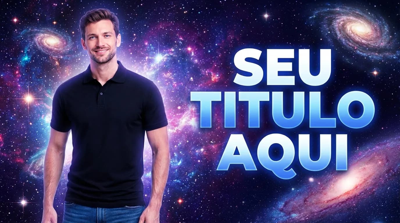 Estilo de thumbnail space cosmic